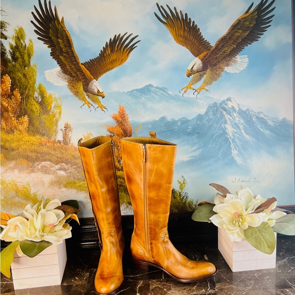 💋 Lucchese Riding Charlie 1 Horse I-4671 cowboy western boots 10 RARE Style 💋 - Picture 7 of 10